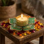 Tealight Holder Pooja Holder Diwali Decor Candle Holder Festive Decor