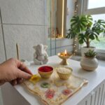 Resin Pooja Platter Resin Platter Festive Platter Diwali Pooja Paltter Pooja Platter Rakhi Platter