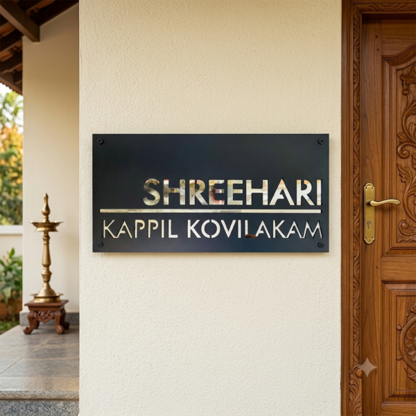 Decorative Nameplate Metal Nameplate Stainless-steel Nameplate Stainless-Steel Nameplate Designs Durable Nameplate Metal Nameplate for Home Professional Nameplate