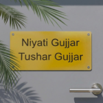 Metal Nameplate Stainless-steel Nameplate for Home Stainless-Steel Nameplate Designs Durable Nameplate Metal Nameplate for Home