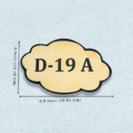 House Number Plate in Stainless Steel 2