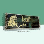 Kailash Niwas Theme Shiva Resin House Nameplate 2