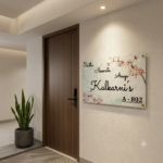 Kulkarni's Acrylic UV Print House Nameplate