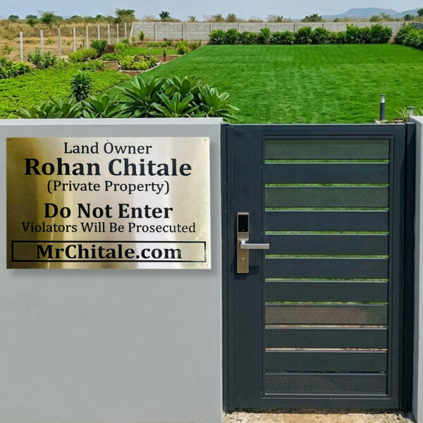 Metal Nameplate Stainless Steel Nameplate Durable Nameplate Waterproof Nameplate Trendy Nameplate Decorative Nameplate