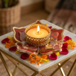 Tealight Holder Pooja Holder Diwali Decor Candle Holder Festive Decor