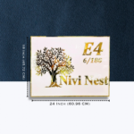 Nivi Nest Black Acrylic Nameplate 3
