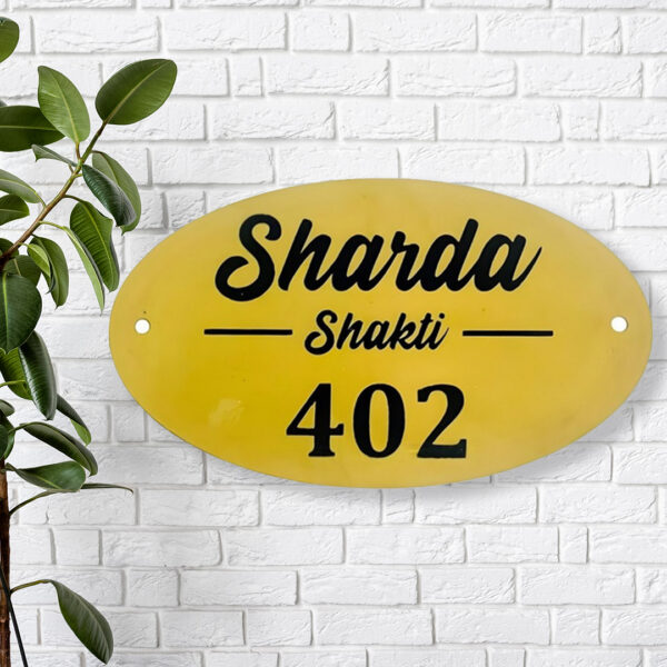 Metal Nameplate Stainless-steel Nameplate for Home Stainless-Steel Nameplate Designs Durable Nameplate Metal Nameplate for Home