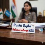 Professional Designation White Marble Nameplate
