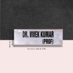Professor Nameplate in Stainless Steel 2