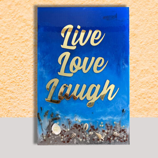Resin Wall Art Quote Saying Wall Art 1