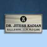 Satinless Steel Nameplate for Advocate 1