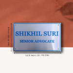 Senior Advocate Stainless Steel Nameplate 2