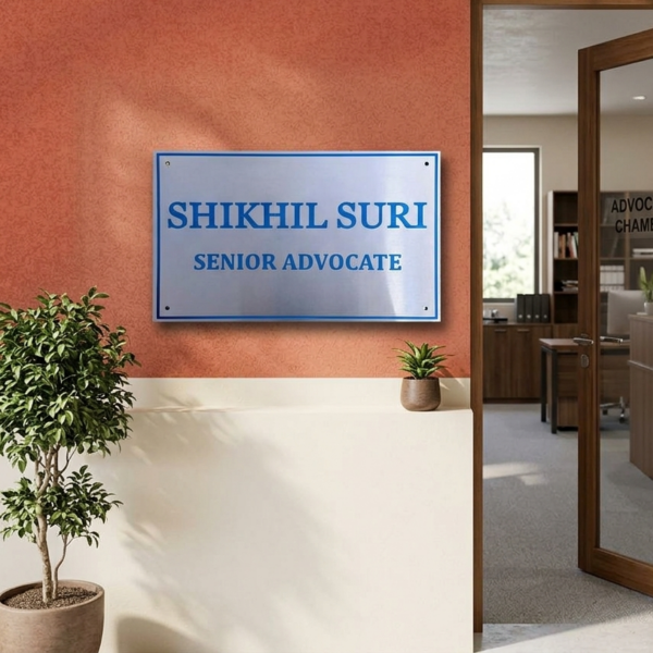 Metal Nameplate Stainless-steel Nameplate for office Stainless-Steel Nameplate advocate Durable Nameplate Metal Nameplate for office Professional Nameplate