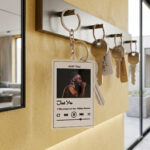 Custom Spotify Photo Key Chain Music Plaque Key Chain Personalized Keychain Love Keychain Gifting Keychain