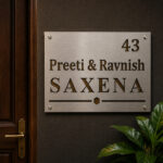 Stainless Steel 304 LED House Nameplate 1