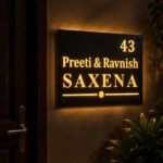 Metal Nameplate Stainless-steel Nameplate for Home Stainless-Steel Nameplate Designs Durable Nameplate Metal Nameplate for Home Premium Nameplate for Home Premium Nameplate Rectangle Nameplate LED Nameplate Metal LED Nameplate Stainless-Steel LED Nameplate