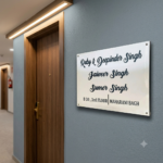 Stainless Steel Customized House Nameplate