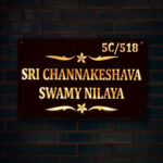 LED Nameplate Stainless-Steel LED Nameplate Stainless-Steel House LED Nameplate Stainless-Steel Nameplate Designs Durable Nameplate Waterproof Nameplate for Home Premium Nameplate for Home Premium Nameplate Rectangle Nameplate