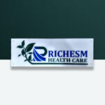 White Acrylic Hospital Nameplate 1