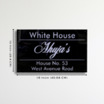 White House Black Acrylic LED Nameplate 3