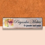 Wooden Desk Nameplate 1