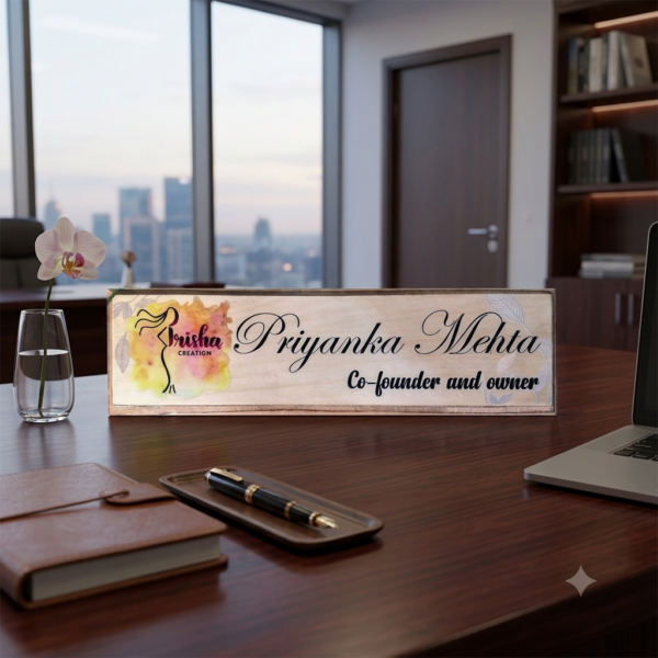 Wood Nameplate Wooden Nameplate Premium Nameplates Trendy Nameplates Trendy Nameplates Customized Woode Nameplates Nameplate For Home